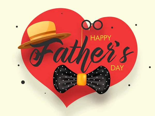 Happy Father 's Day celebration banner design with illustration o — стоковый вектор