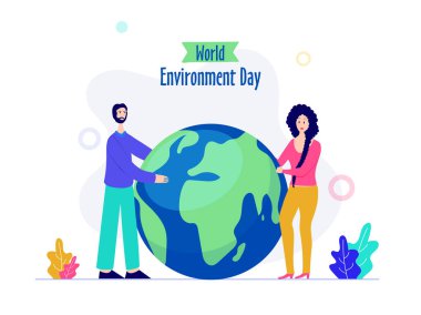 İnsan, dünyayı Dünya Çevre Günü için kurtarAcak. B olarak kullanılabilir