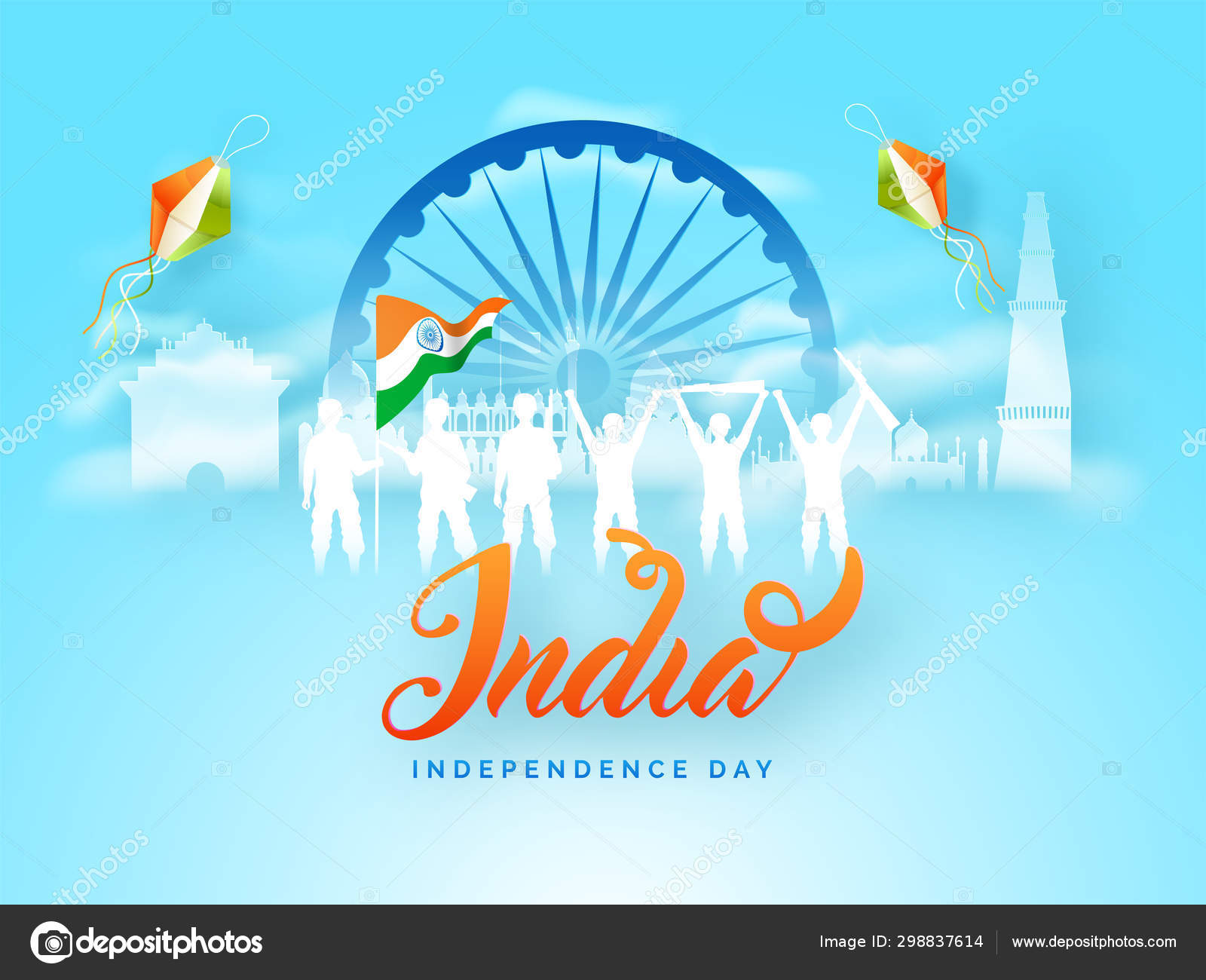 India Happy Independence Day poster or banner design with Army s Stock  Vector Image by ©alliesinteract #298837614