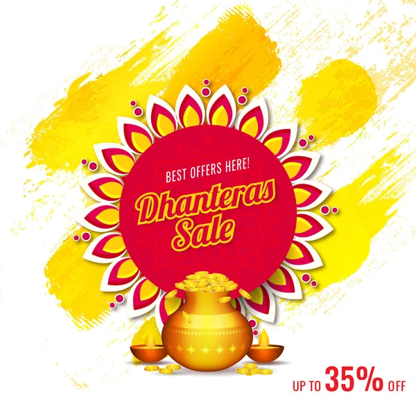 Sikke illüstrasyonu ile reklam posteri veya şablon tasarımı