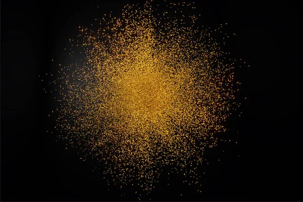 3D рендеринг абстрактного фону падаючих золотих частин. Літаючий па — стокове фото