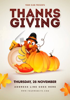 Kabak resimli reklam şablonu veya broşür tasarımı