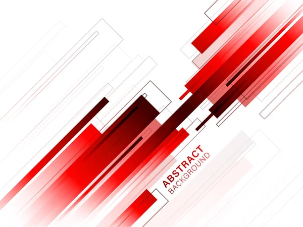 Red White Abstract Lines Strip Background — Stock Vector