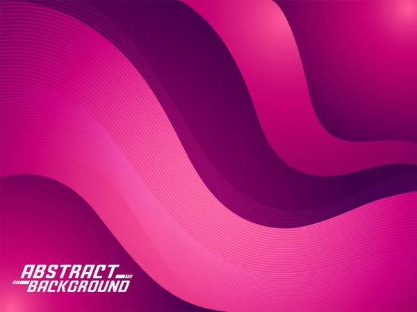 Fondo Línea Diagonal Onda Abstracta Rosa — Vector de stock