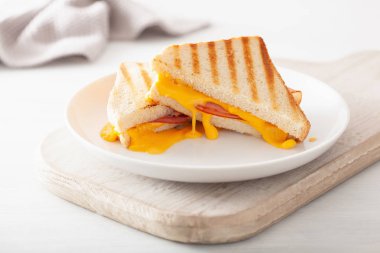 grilled ham and cheese sandwich clipart