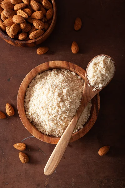 almond flour. healthy ingredient for keto paleo gluten-free diet