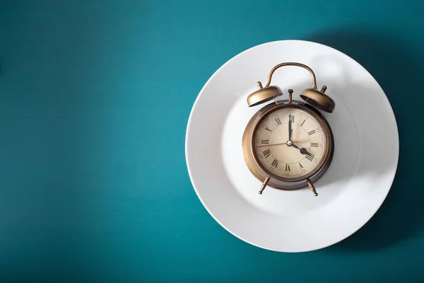 Conceito de jejum intermitente, dieta cetogênica, perda de peso. al — Fotografia de Stock