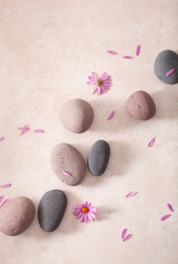 spa taşları düz yatıyordu masaj rahatletmek tedavi