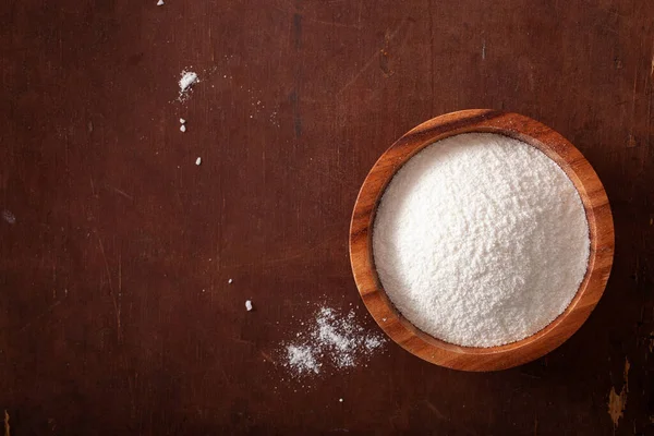 Farinha Coco Ingrediente Saudável Para Keto Paleo Dieta — Fotografia de Stock