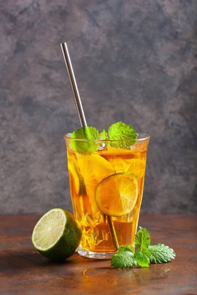 Helado Con Limón Menta —  Fotos de Stock