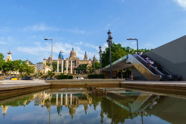 Plaza de Espana em Barcelona, Espanha — Fotografia de Stock