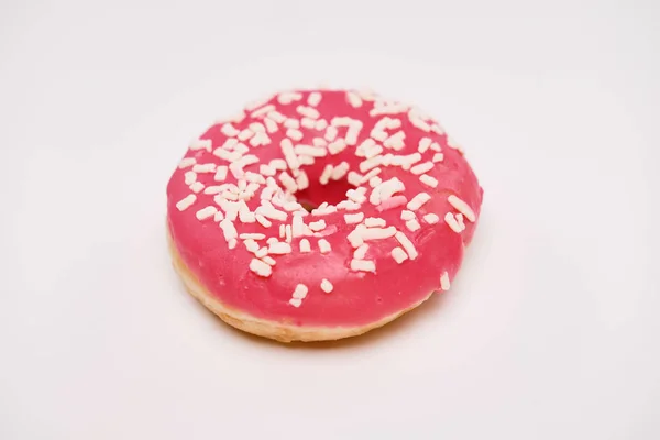 Appetizing donut with sprinkles isolated on white background. — Stock Photo, Image
