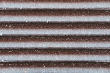 Yakın çekim yansıma metalik profil desen.