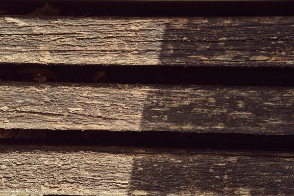 木製の梁の建設のクローズ アップ画像 — ストック写真