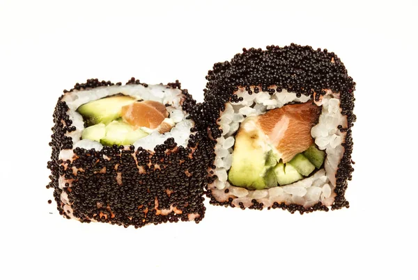 Čerstvé asijské sushi izolovaných na bílém pozadí — Stock fotografie