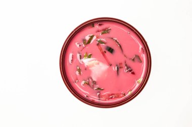 Beyaz izole taze Asya gıda