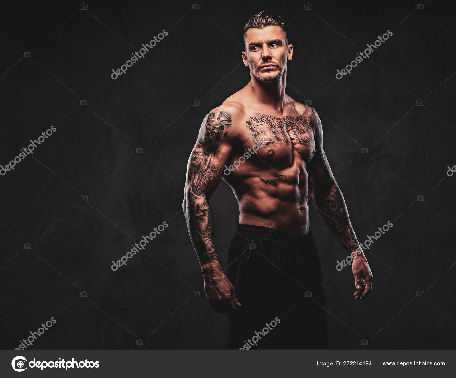 Man Tattooed Muscular  Free photo on Pixabay