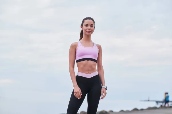 Young woman is enjoying her active summer day