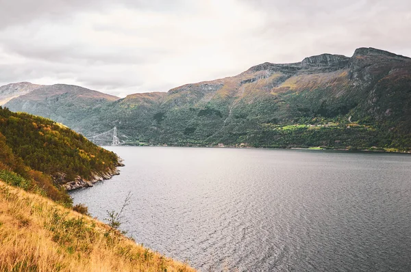 Beautiful Norvegian national park at autumn. — Stock Photo, Image