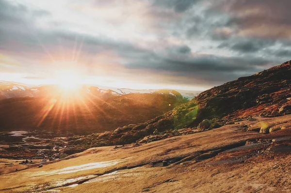 Vista panorámica del parque nacional noruego — Foto de Stock