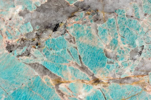 Echtes natürliches Texturmuster "Granit Amazonit extra". — Stockfoto