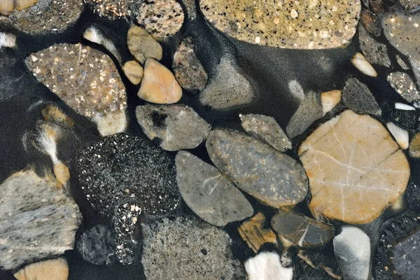 リアルナチュラル「花崗岩マリナスブラックゴールド」テクスチャパターン。Ba — ストック写真