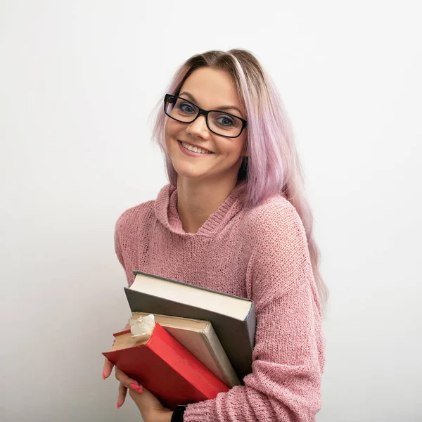 Estudiante. Pasó el examen, feliz de aprender —  Fotos de Stock