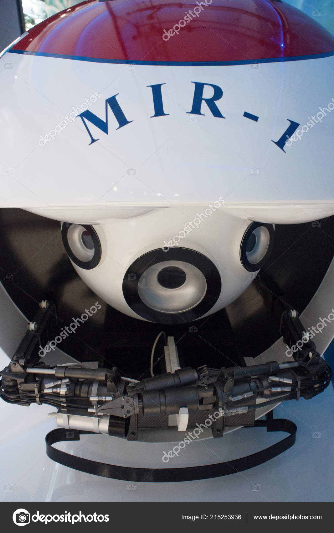 VLADIVOSTOK, RUSSIA - AUGUST 18, 2018: Bathyscaphe, Robot for