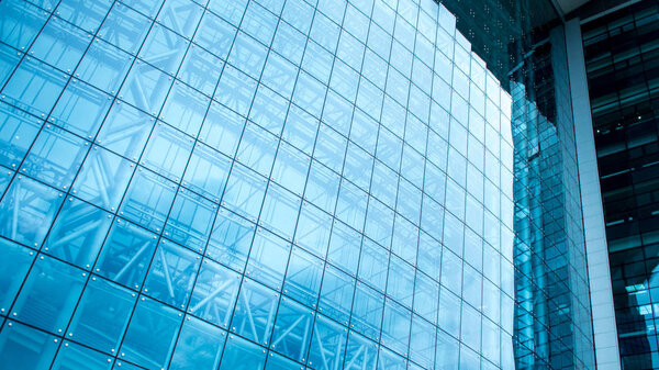 Городской фон, стена современного здания
