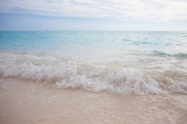 Plaj. Deniz gevşeme manzara