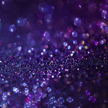 Mor glitter sihirli arka plan. Ufuk ışık ve ücretsiz odaklı yer tasarımınız için.