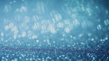 Derin mavi glitter sihirli arka plan. Ufuk ışık ve ücretsiz odaklı yer tasarımınız için.