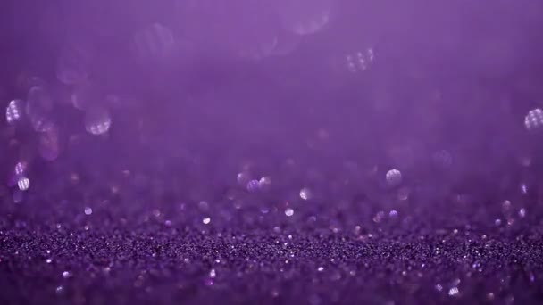 Roxo brilho fundo mágico. Lugar desfocado e livre focado para o seu design . — Vídeo de Stock