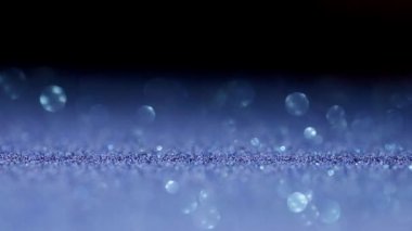 Derin mavi glitter sihirli arka plan. Ufuk ışık ve ücretsiz odaklı yer tasarımınız için.