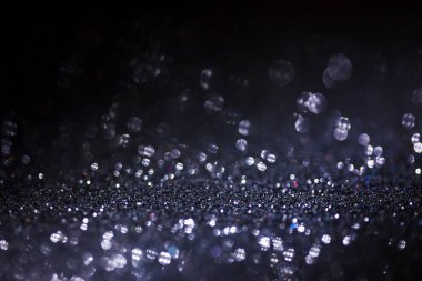 Karanlık glitter sihirli arka plan. Ufuk ışık ve ücretsiz odaklı yer tasarımınız için.