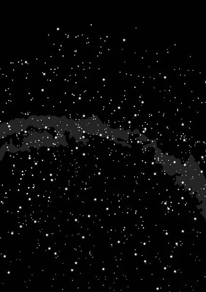 Constelaciones del hemisferio norte, mapa estelar. Astronomía científica — Vector de stock