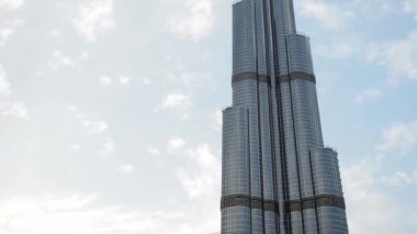 Dubai, Birleşik Arap Emirlikleri, 1 Mayıs 2018: en yüksek dünya, Burj Khalifa'nın alt yapı Panorama.
