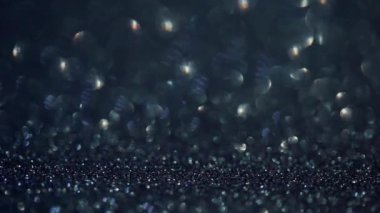 Derin mavi glitter sihirli arka plan. Ufuk ışık ve ücretsiz odaklı yer tasarımınız için.