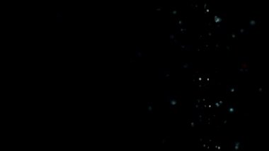 Derin mavi glitter sihirli arka plan. Ufuk ışık ve ücretsiz odaklı yer tasarımınız için.