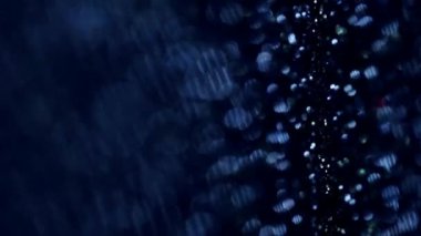 Derin mavi glitter sihirli arka plan. Ufuk ışık ve ücretsiz odaklı yer tasarımınız için.