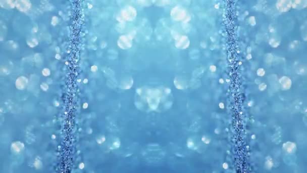 Deep Blue Glitter Magic Background Defocused Light Free Focused