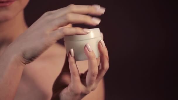 Soins du visage et soins de la peau, concept santé et beauté — Video