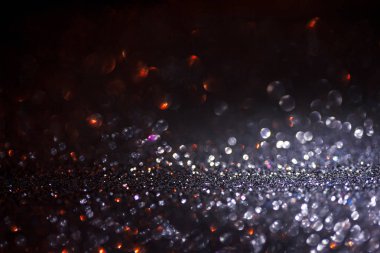 Glitter sihirli arka plan koyu gradyan ile. Ufuk ışık ve ücretsiz odaklı yer tasarımınız için.