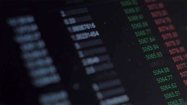 Changer le prix, la volatilité du marché crypto-monnaie ou des actions. Trading en bourse — Video