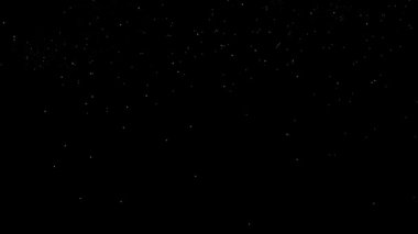 Gece yıldızlı gökyüzü, çok uzaklarda parlayan küçük yıldızlı uzay,