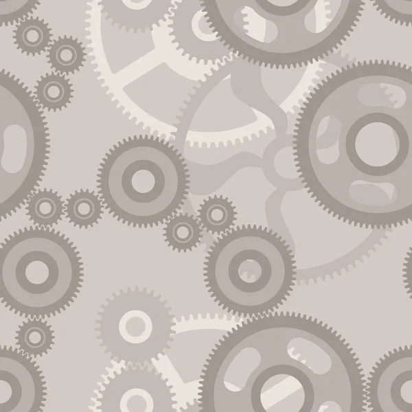 Cogwheels varrat nélküli mintázat. Vektoros illusztráció. — Stock Vector