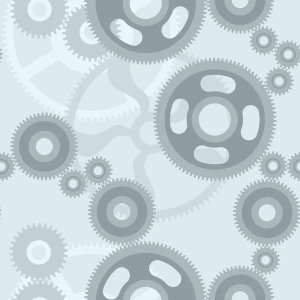 Cogwheels seamless pattern.Vector illustration. — Stock Vector