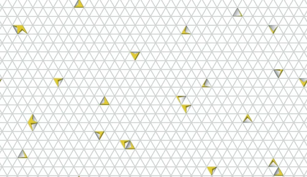 Absztrakt vágott papír zökkenőmentes mintázat háromszögekkel. Vektor illus — Stock Vector