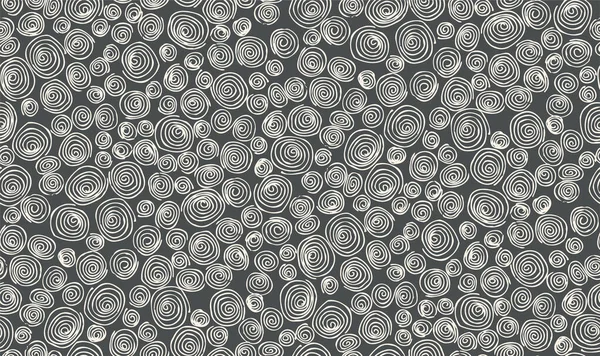 Schéma Géométrique Abstrait Dessiné Main Hasard Des Cercles Sans Couture — Image vectorielle
