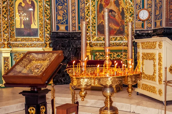 Interior Orthodox Church Molavian Chisinau — Stock Photo, Image